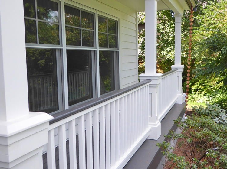 Cedar Wood Porch Railing System for robust Traditional ...